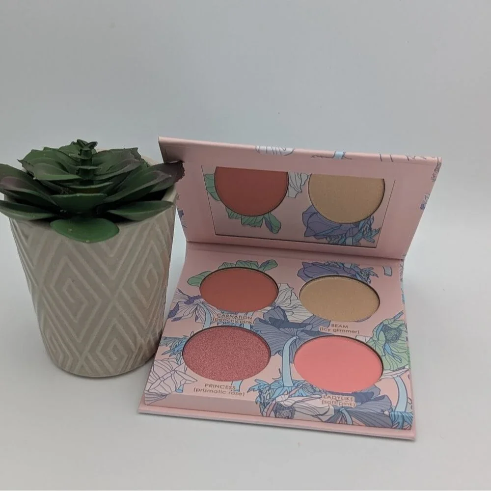 Seraphine Botanicals Geranium + Glow - Blush & Highlight Palette